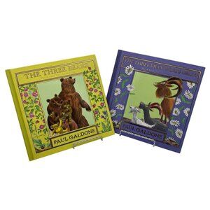 Paul Galdones The Three Bears & The Three Billy Goats Gruff Folk Tale Classics
